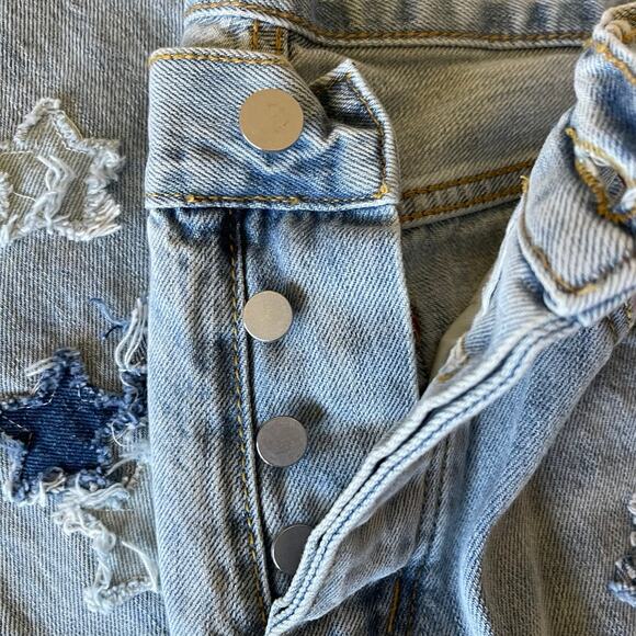 MNML MEN'S Star Design RARE FIND DENIM JEANS Size 29 - Picture 7 of 9